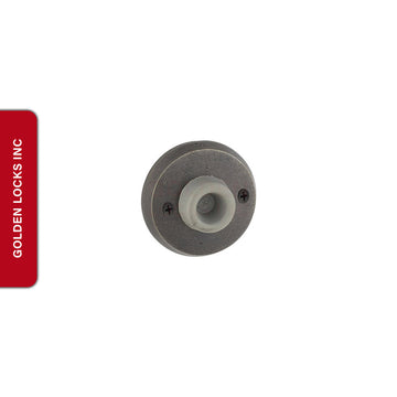 Emtek 2255 Wall Bumper Door Stop with #2 Rosette